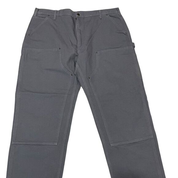 NEW Carhartt B136-GVL ORIGINAL DUNGAREE FIT Double Knee WORKWEAR CARPENTER 42x30 - Picture 1 of 6